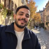 A young man on a trip