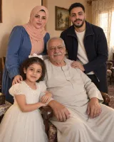 Family members in one scene